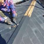 富士見市　U様邸屋根外壁塗装　棟板金交換